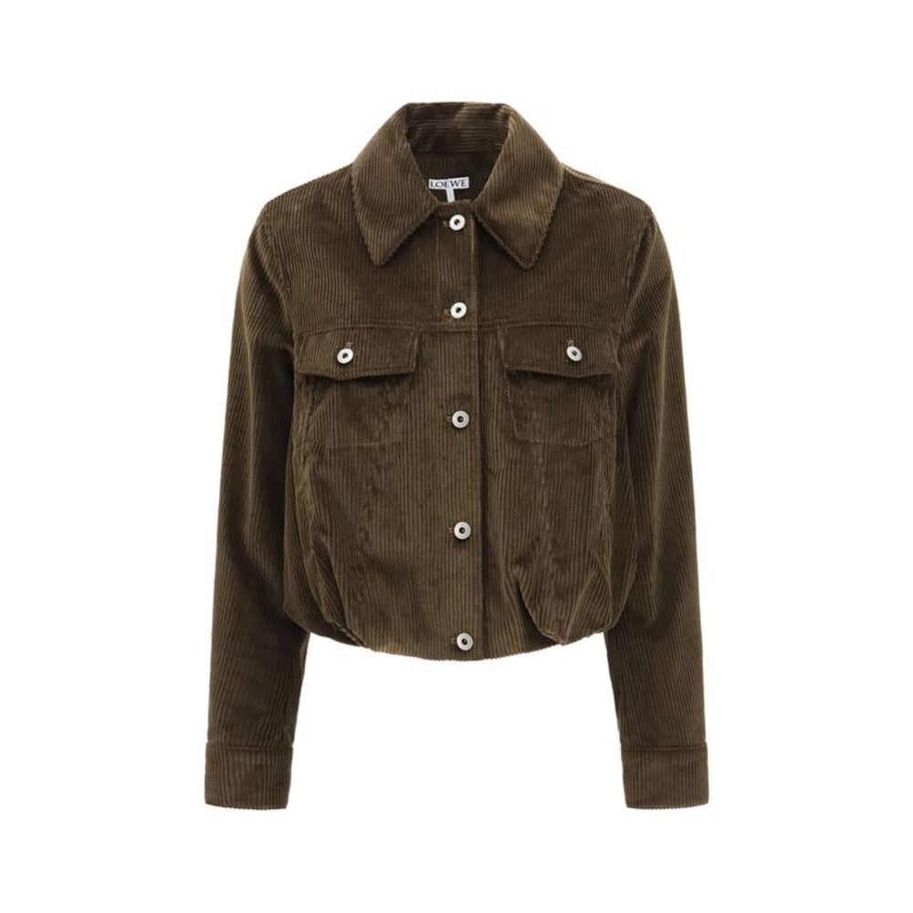 Loewe Women Cotton Corduroy Jacket